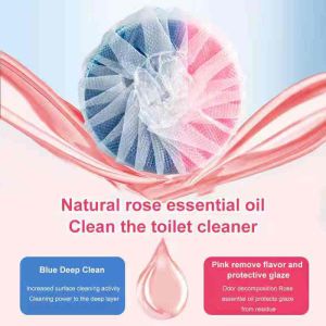 10PCS/Pack Lasting Automatic Bleach Toilet Bowl Cleaner Stain Remover Table Flush Toilet Deodorize