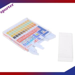Sporter Phổ pH Kiểm tra giấy Dải kiểm tra axit mức độ kiềm đo đầy đủ phạm vi 0-14