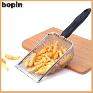 Bopin อุปกรณ์ทำความสะอาดสัตว์เลี้ยงพลั่วอุจจาระทำจากสแตนเลสพลั่วตักอุจจาระแมวพลั่วตักทรายสัตว์เลื้อยคลานพลั่วตาข่ายหน้าจออุจจาระ