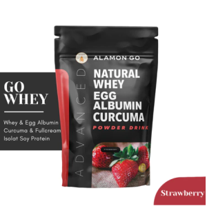 Alamon Natural Whey + Alabumin + Curcuma 8x Serving
