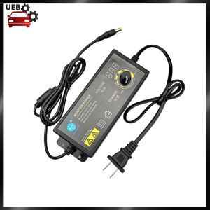 [Ueb Wholesale Mall] 3-12V 8A Variable Switching Power Adapter with LED Light AC To DC Converter Transformer for LED Strip Light