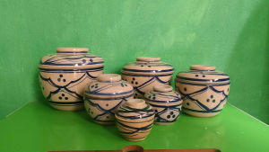 Hủ thố bộ đựng gia vị ( 6 thố)