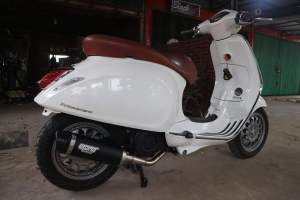 Knalpot custom vespa Power Max untuk semua jenis Vespa ( pnp)