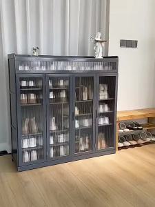 Shoe Cabinet Shoe Rack Cabinet Household Doorway Shoe Shelf Simple Storage Dormitories For Rent Solid Wood Entrance