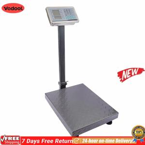 [VODF] Foldable Floor Scale 660LB Digital Floor Large Platform for Pricing Warehouse