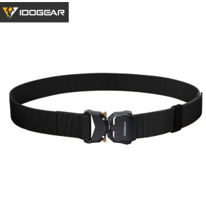 IDOGEAR Tactical Elastic Belt Breathable Wear-resistant Adjustable Waistline Quick Release Tactical Belt 3438