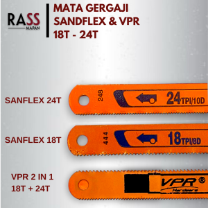 Mata Gergaji Bahco Sandflex ASLI 18 24 TPI 12" 300mm