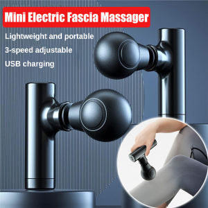 เครื่องนวดกล้ามเนื้อเครื่องมือ6หัวแบบเครื่องนวดหน้ามินิหน้าจอ LCD สำหรับพังผืดไฟฟ้าแบบพกพาสำหรับส่วนคอและลำตัว