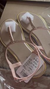 [Free Shipping] Rhinestone sandals new summer style new Chinese-style womens outdoor flat flip-flops womens Roman outdoor shoes
