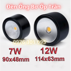 Đèn Ống Bơ Ốp Trần 7w/12w Đèn Trang Trí Nội Thất Mẫu Mới Đèn Lon Ốp Nổi