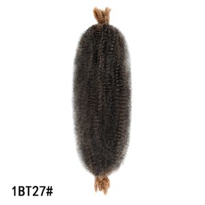 STARRY 8 Strands 24 Inch Marley Twist Braiding Hair Pre-Separated Synthetic Locs Springy Twist Hair DIY Natural Afro Kinky Crochet Hair Braids for Women