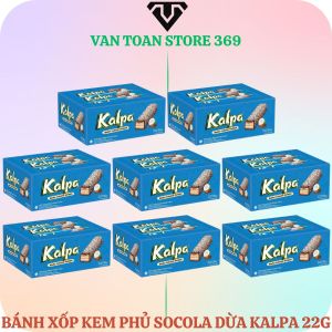 Bánh xốp kem phủ socola dừa KALPA gói 22g