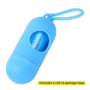 Hamshmoc Portable Pet Poop Bag Holder Lightweight Waste Bag Dispenser Leash Attachment Pouch Dispenser Greatly Fits Any Dog Leash