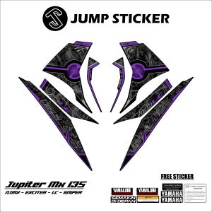 Stiker striping jupiter mx new 135 grafis variasi 021