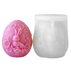 Detailed Silicone Rabbit Eggs Mold For Easter Themed Scented For Home Gatherings And Craft Activities