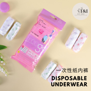 PROMO Ready Stock Freego 7pcs Set Woman Disposable Panties / Underwear Seluar Dalam Pakai Buang Perempuan / Disposable Underwear female woman pregnant Adult Travels Travelling essential travelling pack Easy Carry 一次性内裤