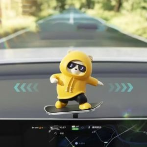 Bảng Điều Khiển Trung Tâm Ô Tô Đồ Trang Trí Mini Ván Trượt Gấu Trang Trí Ô Tô Phụ Kiện Nội Thất Búp Bê Dễ Thương Bạn Bè Quà Tặng