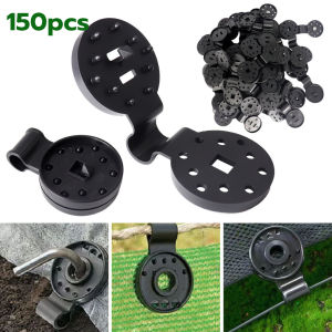 ตัวล็อกแสลน 50ชิ้น-200ชิ้น คลิปล็อคสแลน ใช้ซ้ำได้ กิ๊บล็อค สแลน ตัวหนีบสแลน+รูรอดเชือกทำหลังคากันแสง คลิปยึดแสลน ตัวล็อคสแลน รั้วตาข่ายการติดตั้ง