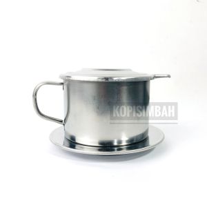 Vietnam Drip Premium Coffee Maker Saringan Kopi Vietnamese Dripper 6Q 7Q 8Q 9Q Stainless Steel Filter Penyaring Kopi Alat Seduh kopi Manual Brew Vietnam Kopi