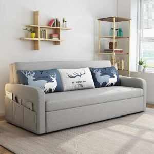 Sofa giường gấp gọn thông minh có ngăn chứa đồ  chuyển đổi thành ghế phong cách Hàn Quốc  Kích thước Rộng 1m99 x Dài 1m9