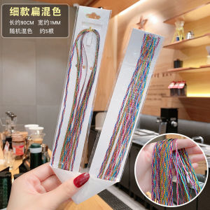 Dây Buộc Dây Buộc Tóc Cầu Vồng Dây Buộc Hiphop Hóa Trang Tự Làm Bện Nhiều Màu Sắc Ruy Băng Nối Lấp Lánh Sáng Bóng Nổi Bật Cho Bữa Tiệc