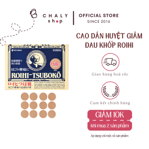 Cao dán huyệt Roihi Tsuboko giảm đau khớp 156 miếng của Nhật