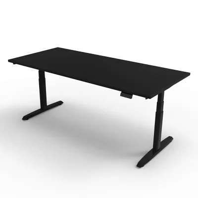 Ergotrend โต๊ะเพื่อสุขภาพเออร์โกเทรน Sit 2 Stand GEN5 Black Leg ขาสีดำ ไม้PB (Premium dual motor)