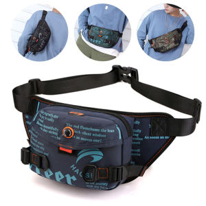 กระเป๋าสะพายผช ไนล่อนกันน้ำเอวกระเป๋าสำหรับผู้ชายแฟชั่นฟอร์ด แพ็คชายบอมสะโพกเข็มขัดกระเป๋าเดินทางข้ามร่างกายกระเป๋าหน้าอก กระเป๋าคาดเอวชายกันน้ำ กระเป๋าคาดอก