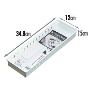 Khay chia ngăn kéo có vách chia 2 ngăn các loại rộng - dài Inomata nội địa Nhật Bản