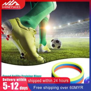 【New Arrival】 5pcs Football Agility Rings for Soccer Training Durable Colorful Speed and Footwork Improvement Equipment