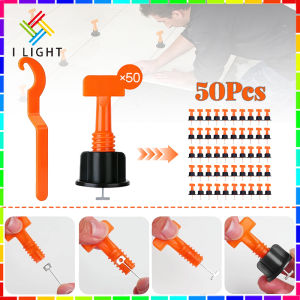 (Fast Delivery)50Pcs Tile Leveling Wedges Reusable Tile Positioners Suitable for Floor and Wall Tile Installation
