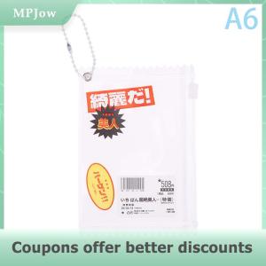 【MPJow】 1Pc Cute Transparent Candy Bag Props Badge Storage Display Bag Pendant Protective Card Sleeves Holder Bag