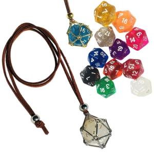 Handmade đá pha lê chủ Vòng Cổ Độc Đáo Đồng túi lưới tre Knot chains với trang sức mặt dây chuyền có thể tháo rời