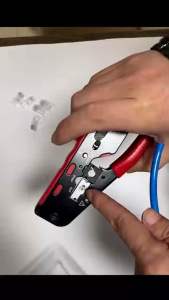 Cat7 Through-Hole 7 Type Network Cable Plier Crystal Head Crimping Pliers 567 Type 8p Crimping Tool