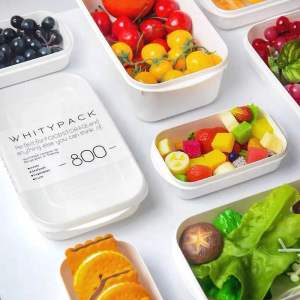 Home Signature Fresh-Keeping Box Refrigerator Storage Box Frozen Meat Rice Box Refrigerated Sealed Lunch Box Food Fruit and Vegetable Box Microwave Lunch Box