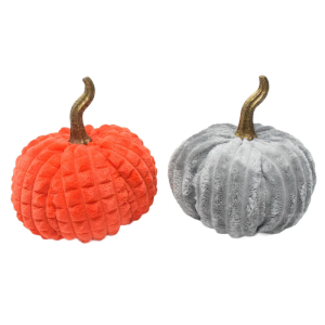 Thanksgiving Safe Fabric Pumpkin Accent Pet Friendly Home Decoration Ornament For Nursery Bedroom Coffee Shop Decors
