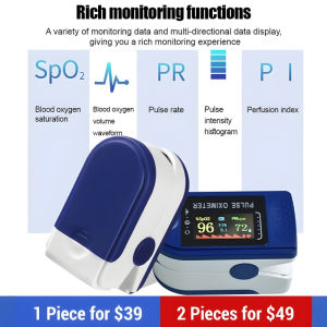 Fingertip Oximeter Finger Clip Pulse Oxygen Saturation Monitor