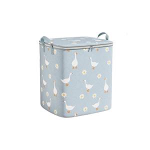 Túi đựng đồ sức chứa lớn cho chăn quần áo vải không dệt có thể gập lại tổ chức quần áo theo mùa có tay cầm