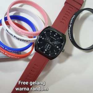 Jam Tangan wanita Analog PAA-4384 Water Tahan Air Tali karet Bisa Cod Promo ternurah mewah kasual