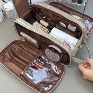 Large capacity portable cosmetic bag simple fashion ladies cosmetic bag