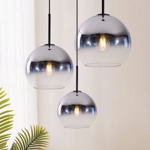 SXH Nordic living room bedroom bedside bar restaurant ancient town lighting gradient glass sphere combination chandelier