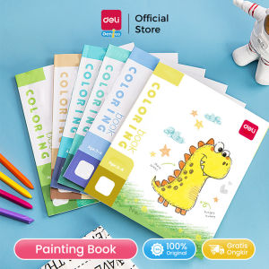 Deli Buku mewarnai anak -anak cover animasi kualitas kertas bagus 73353