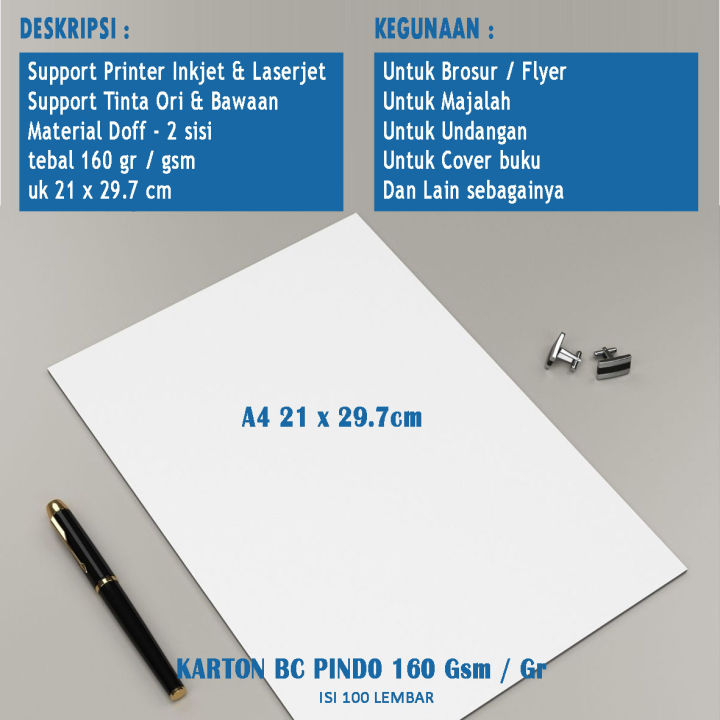 Lalo 41400L - Pack of 50 Sheets A4, 160g, Vergé De France, White