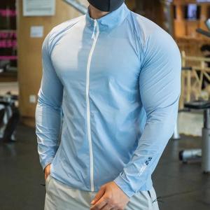 Mens Running Training Elastic Coat Outerwear Gym Tights Jacket Outdoor Cycling Sweatshirt Dry Fit Breathable Compression Tops2026