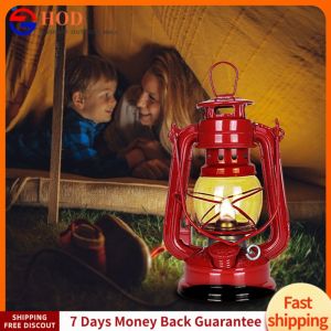 Outdoor Metal Lantern - Kerosene Hurricane Lamp for Camping Hiking and Patio Ambiance