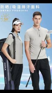 Lulu POLO Shirt Quick Drying Clothes Ice Silk Solid Color Running Fitness Golf Sports Short Sleeve T Mens T-shirt