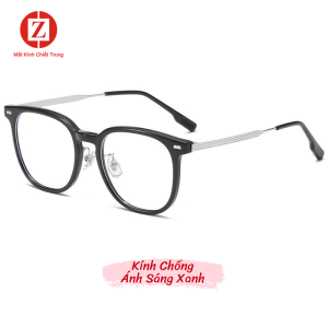 Kính 0 độ có chống ánh sáng xanh dành cho nam nữ phiên bản Hàn Quốc xinh xẻo nâu lạnh cực đẹp thay được tròng cận Mã T1179