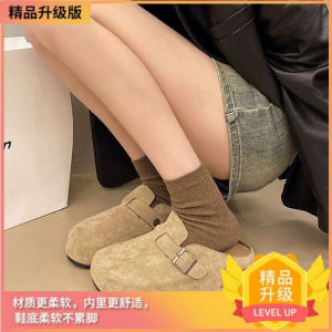 [Free Shipping] WomenS Spring Retro Thick-Soled Slip-On Mules With Internal Height Increase