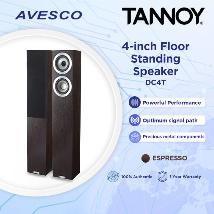 Tannoy Revolution Dc T Full Range Dual Concentric Hifi Floor Standing Speaker Hi Fi