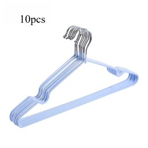 10PCS/Set High Quality Hanger Stainless Steel Non-Slip Hanger Clothes Hanger Coat Hanger